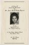 Pamphlet: [Funeral Program for James Marcelle Burley Heyward, September 14, 198…
