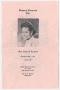 Thumbnail image of item number 1 in: '[Funeral Program for Addie B. Jackson, May 7, 1987]'.