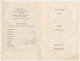 Thumbnail image of item number 2 in: '[Funeral Program for Andrew James Jackson, March 20, 1962]'.
