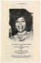 Pamphlet: [Funeral Program for Amelia E. Thompson Johnson, February 15, 1984]