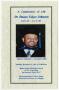 Primary view of [Funeral Program for Duane Edgar Johnson, December 15, 2007]