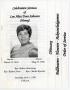 Thumbnail image of item number 1 in: '[Funeral Program for Lou Alice Dora-Johnson, June 1, 1996]'.