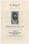Pamphlet: [Funeral Program for Leon H. Jones, Sr., June 9, 1981]