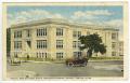 Primary view of Postcard, Manual Arts Building, North Texas State Normal School, Denton, Texas.