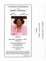 Primary view of [Funeral Program for Jonell E. McFerren, November 21, 2007]