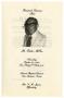 Pamphlet: [Funeral Program for Eddie McGee, October 28, 1982]