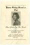 Thumbnail image of item number 1 in: '[Funeral Program for Josie Lee McNeal, November 13, 1967]'.