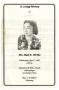 Primary view of [Funeral Program for Ruth E. McVea, April 7, 1993]
