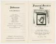Thumbnail image of item number 3 in: '[Funeral Program for Robert E. Moss, Sr., May 17, 1969]'.