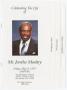 Pamphlet: [Funeral Program for Joretha Moultry, May 9, 1997]
