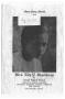 Pamphlet: [Funeral Program for Lily Y. Muckleroy, August 20, 1960]