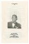 Pamphlet: [Funeral Program for Jimmie Parker, July 15, 1986]