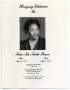 Pamphlet: [Funeral Program for Iola Smith Penson, June 8, 2004]