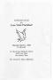 Pamphlet: [Funeral Program for Leon Viola Pinchback, March 1, 2001]