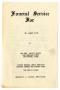 Pamphlet: [Funeral Program for Albert Pitts, March 20, 1973]