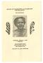 Thumbnail image of item number 1 in: '[Funeral Program for Iola Pleasant, February 3, 1982]'.