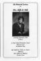 Primary view of [Funeral Program for Cliffie D. Polk, January 9, 1993]