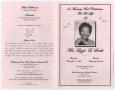 Thumbnail image of item number 3 in: '[Funeral Program for Lizzie L. Smith, March 2, 2010]'.