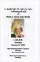 Pamphlet: [Funeral Program for Rosie J. Jones Orise-Smith, January 19, 2008]