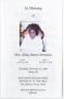 Pamphlet: [Funeral Program for Kittie Harris Steverson, December 21, 2000]