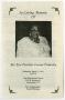 Pamphlet: [Funeral Program for Eva Pearline Ceasar-Tanksley, March 21, 2001]
