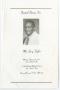 Pamphlet: [Funeral Program for Levy Taylor, February 16, 1981]