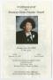 Pamphlet: [Funeral Program for Rosemary Elaine Preacher Tennell, June 26, 2000]