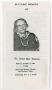 Pamphlet: [Funeral Program for Annie Mae Thomas, October 2, 1989]