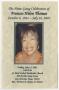 Pamphlet: [Funeral Program for Frances Helen Thomas, July 25, 2003]