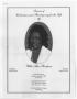 Pamphlet: [Funeral Program for Willie Mae Thompson, August 7, 2001]