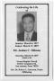 Pamphlet: [Funeral Program for Joshua C. Tillmon, March 24, 2007]