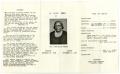 Thumbnail image of item number 2 in: '[Funeral Program for Lottie L. Walker, November 21, 1981]'.