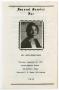 Primary view of [Funeral Program for Mayme Brewer Wells, September 16, 1976]