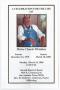 Thumbnail image of item number 1 in: '[Funeral Program for Claude Whitaker, March 24, 2008]'.