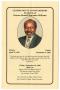Pamphlet: [Funeral Program for Deacon Donald Benjamin Williams, September 10, 1…