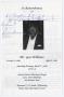 Thumbnail image of item number 1 in: '[Funeral Program for Gus Williams, April 27, 1996]'.
