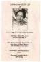 Pamphlet: [Funeral Program for Maggie M. Sutherland Williams, March 11, 2002]