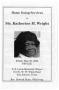 Pamphlet: [Funeral Program for Katherine M. Wright, May 30, 2008]