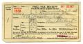 Thumbnail image of item number 1 in: '[Poll tax receipt for John J. Herrera, County of Harris - 1938]'.