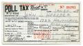Legal Document: [Poll tax receipt for John J. Herrera, County of Harris - 1958]