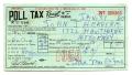 Primary view of [Poll tax receipt for John J. Herrera, County of Harris - 1959]