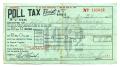 Legal Document: [Poll tax receipt for John J. Herrera, County of Harris - 1962]