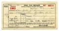Thumbnail image of item number 1 in: '[Poll tax receipt for Olivia C. Herrera, County of Harris - 1943]'.
