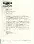 Primary view of [Letter from Thomas H. Kreneck to Shirley Greenly Macias - 1987-04-13]