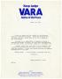 Letter: [Letter from Richard C. Vara to John J. Herrera - 1976-03-30]