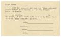 Postcard: [Postcard reply to John H. Herrera about Viva Johnson meeting]