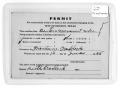 Text: [Cemetery permit for Francis M. Craddock]