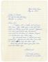Primary view of [Letter from Mrs. Pete De La Rosa to John J. Herrera - 1955-05-26]