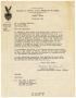 Primary view of [Letter from Oscar M. Laurel to A. Walter Skoglund - 1952-03-18]