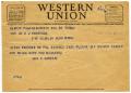 Letter: [Telegram from Gus C. Garcia to John J. Herrera - 1951-11-30]